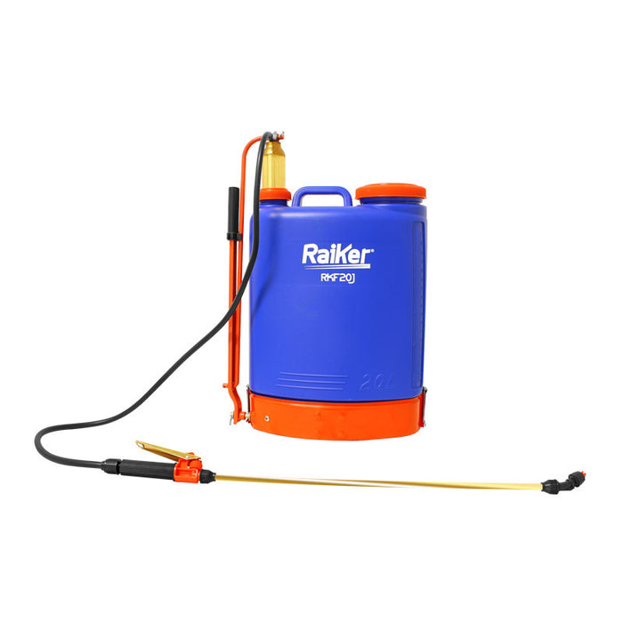 Fumigadora Manual con bomba de Bronce 20L marca Raiker